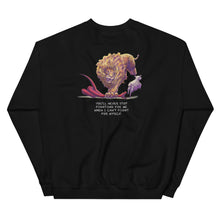 Load image into Gallery viewer, “He Will Never Stop Fighting For You” - Sweatshirt with Sleeve Text