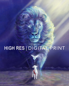 "The Lamb's Might" (Updated) Digital Print