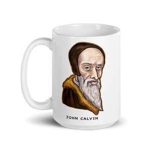 John Calvin Cartoon - Mug